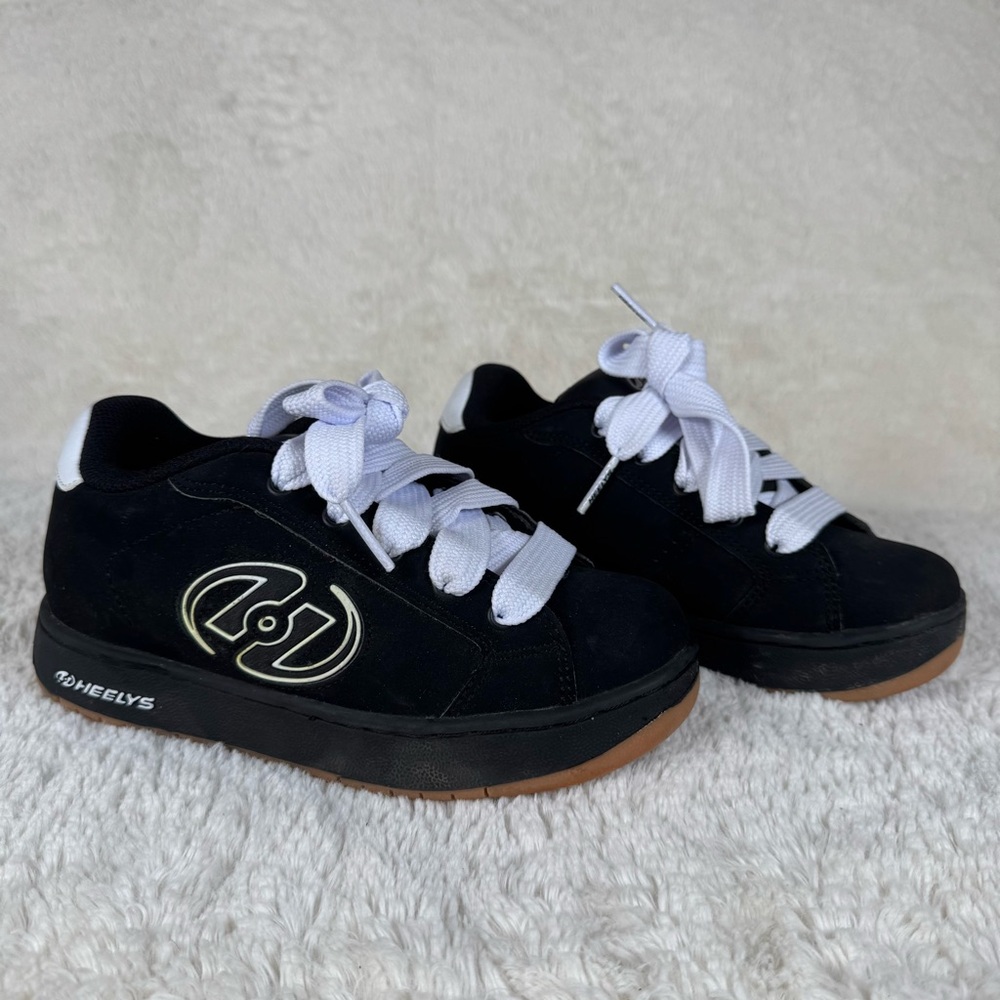 Heelys Hurricane Black Rollerblade Shoes Rare Vintage *Size Boys 3*